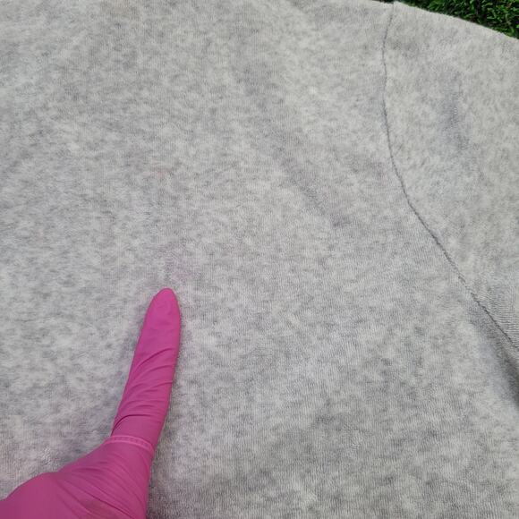 NIKE Fleece Track Jacket Women Medium 20x19 Ringer Crop Baggy - Picture 3 of 16